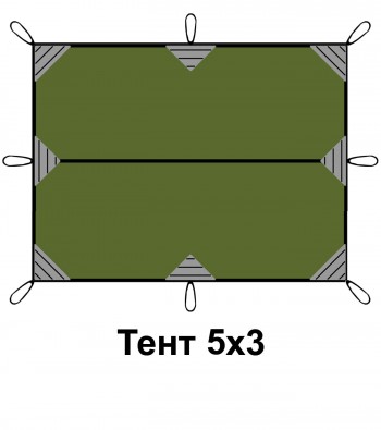 Тент 5х3 RSP